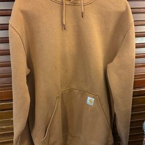 Carhartt Men's Brown Hoodie Size Medium